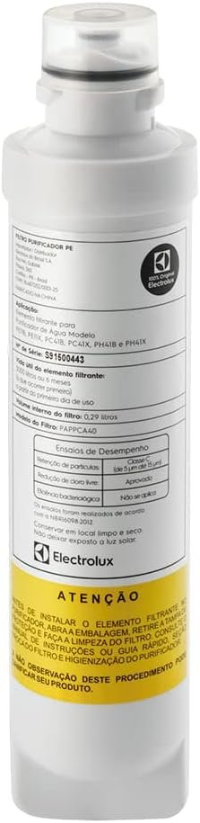Filtro/Refil Original de Água para Purificador Electrolux PE11B/PE11X/PC41B/PC41X/PH41B/PH41X - Imagem 5
