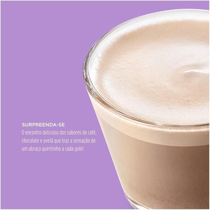 Dolce Gusto Mochaccino Em Cápsula Avelã Nescafé Caixa 170G 10 Unidades - Imagem 3