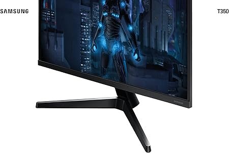 Samsung T350 - Monitor Gamer, 24, FHD, 75Hz, HDMI, VGA, Freesync, Preto - Imagem 3