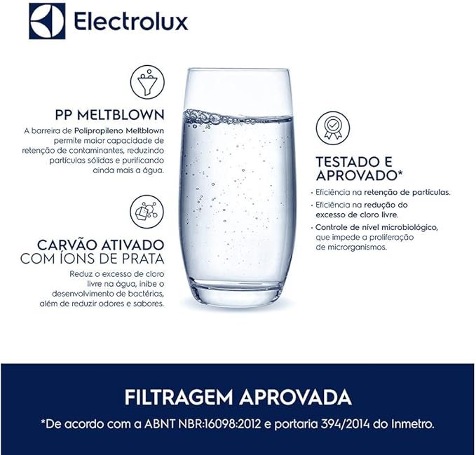 Filtro/Refil Original de Água para Purificador Electrolux PE11B/PE11X/PC41B/PC41X/PH41B/PH41X - Imagem 3