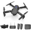 Mini Drone E88 Full Hd Câmera 2 Baterias Cor Preto