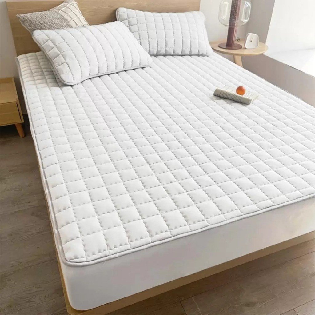 Capa Para Colchão Impermeavel Matelado Com Elastico - Imagem 5