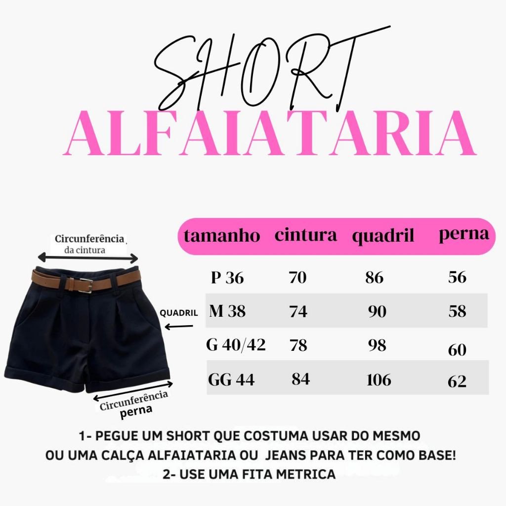 Short Alfaiataria Feminino Social com Cinto Cintura Alta - Imagem 4