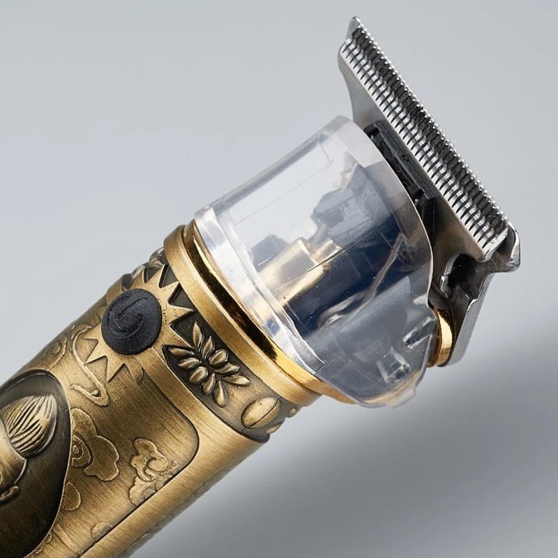 Máquina de Cortar Cabelo Barbeiro Dragão Profissional Elétrica Bateria Recarregável - Imagem 5